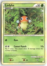 Ledyba 71/123 Pokemon English HeartGold & SoulSilver 2010 on eBay
