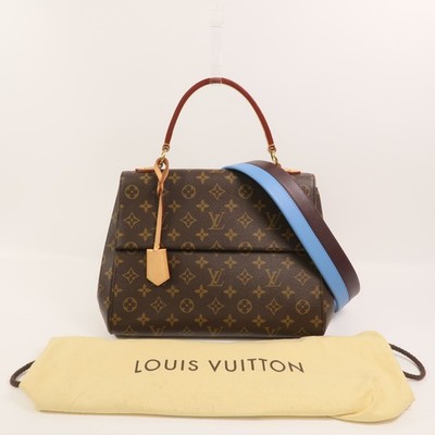 LOUIS VUITTON LV GHW Cluny MM 2Way Shoulder Bag M42735 Monogram