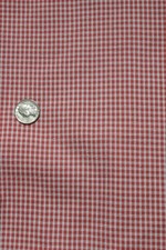PINK SEERSUCKER GINGHAM COTTON FABRIC 1.75 YARDS X 62" WIDE