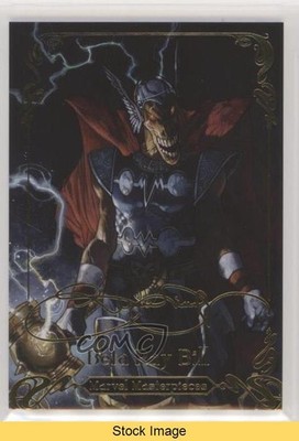 2018 Marvel Masterpieces Gold Foil Signature Series Beta Ray Bill #28 READ 0e3
