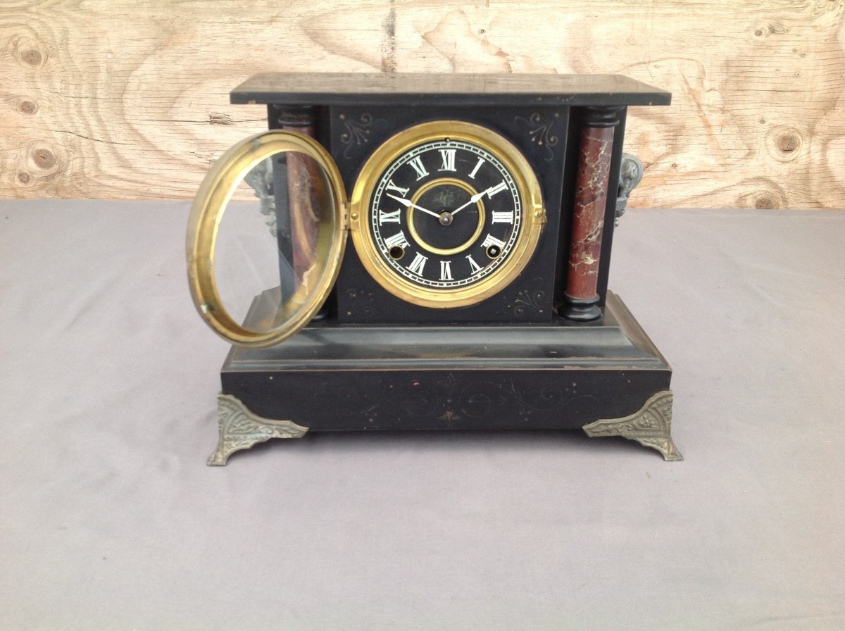 Waterbury Clock Co Patent Nov 1 1881 Heavy Mantle Clock | eBay