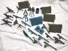 1960's Marx Battleground & Army Training Center Accessories and Weapons