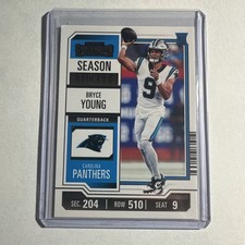 2023 Panini Contenders Football  BRYCE YOUNG #15 (RC) Rookie Card  Carolina 
