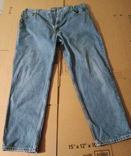 Levi's 545 Loose Fit 44 x 32 Blue Vintage 90's Brown Tab Denim Jeans