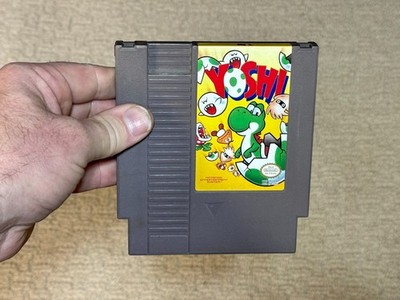 Yoshi - Nintendo NES Game Cartridge - Authentic - Tested