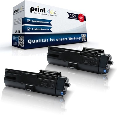 2x Qualitäts Tonerkartuschen für Kyocera 1T02RY0NL0/TK1160 Kit-Office Plus Serie