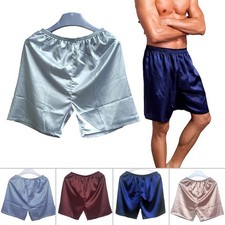 Sleepwear Pants Hot Soft Men's Pyjamas Boxers Satin Underwear Shorts Nightwear