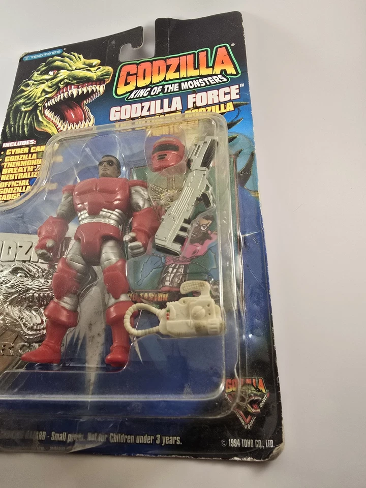 Figura de acción Godzilla Force 1994 David Easton tarjeta coleccionable - nueva en caja  Foto 4 de 4