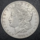 1890-CC Morgan Silver Dollar XF Details Cleaned Better Date Carson City