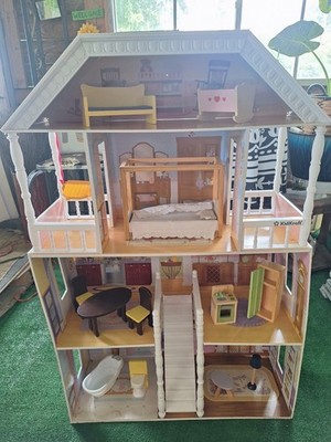 Kid Kraft Doll House Three Story House with Furniture ''ASSEMBLY REQUIRED'' *READ*