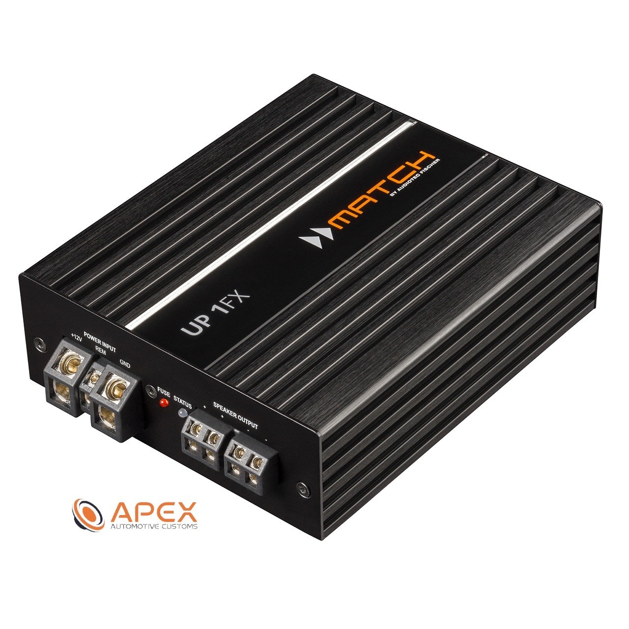 Match UP 1FX Amp Mono 1 Channel Subwoofer Amplifier Class D 900w RMS at 1 Ohms