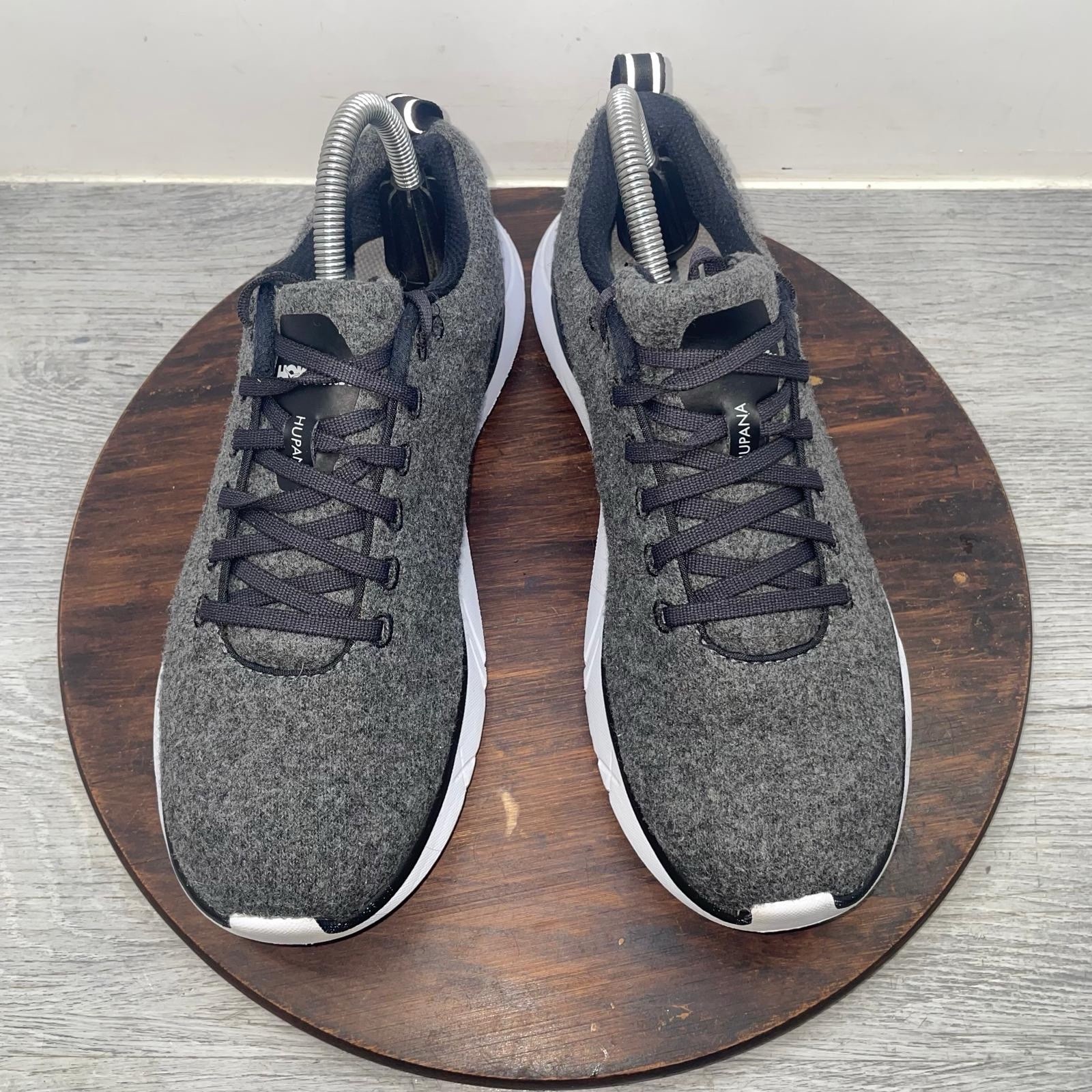 Hoka One One Hupana Gray Wool Sneakers 1097545-NGWH Shoes Sneakers Womens 8.5 thumbnail 6