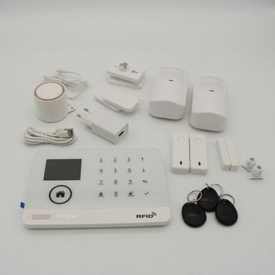 TecPeak Drahtloses Hausalarmsystem, Wi-Fi/GSM mit Sicherheitssirene bietet eine 