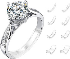8 Stück Ring Verkleinerung Unsichtbar, Ringverkleinerer Unsichtbar, Ring Zu Groß