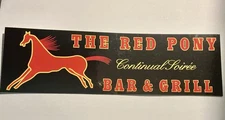 Sheriff Walt Longmire TV show Red Pony Bar & Grill Bumper Sticker Henry's Bar