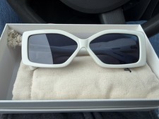 NEW JACQUEMUS SUNGLASSES, WHITE WOMEN EYEWEAR JACQUEMUS SPIAGGIA JAC/41 C3