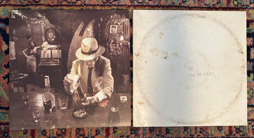 The Beatles + Led Zeppelin LP's - White Album and In Through the Out Door