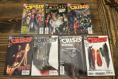 DC IDENTITY CRISIS #1-7 Complete Set Brad Meltzer DC Comics 2004 NM