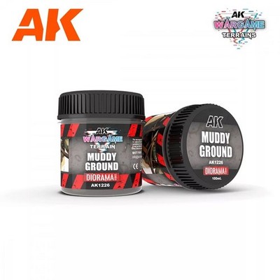 AK Interactive AK1226 - Muddy Ground 100 ml - Neu