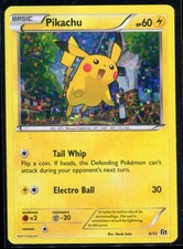 Pikachu 6/12 McDonald's 2015 Confetti Holo Promo English Pokemon Card TCG GD