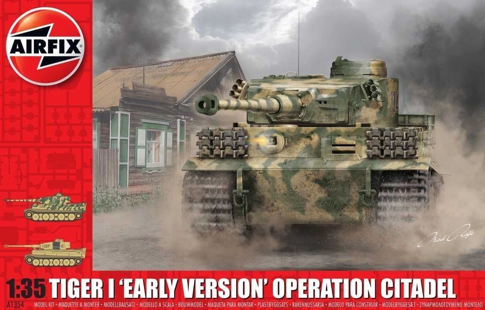 Airfix 1/35 Tiger I Early Version Operation Citadel Tank #A-