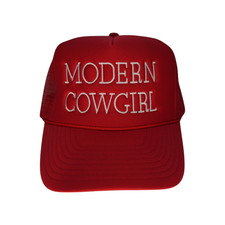 Modern Cowgirl Trucker Hat Western Cowgirl Style Unisex Snapback