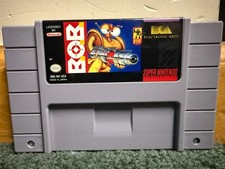B.O.B. for SNES Super Nintendo video game cart only TESTED works BOB 1993 VG EA