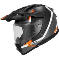 Acerbis Adventure Helm Attack Schwarz/Fluo Orange