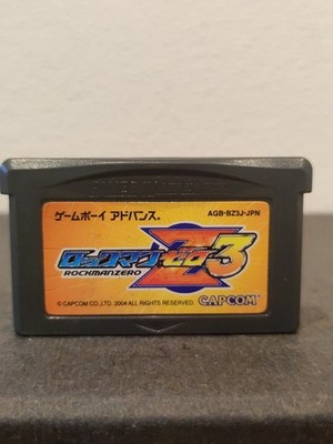 Rockman Zero 3 Mega Man Zero GBA Game Boy Advance Japan Capcom Tested