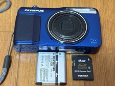 OLYMPUS VG-190 Blue Compact Digital Camera Tested Working Seller Japan