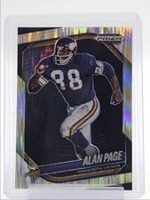 ALAN PAGE 2025 PANINI PRIZM BLACK FOOTBALL SKEWED VIKINGS /249 Q6608