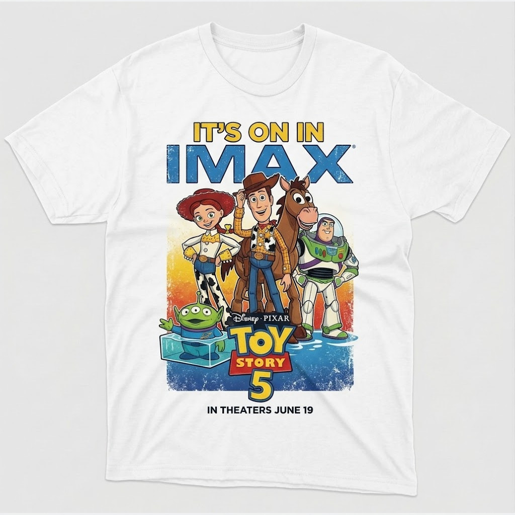 Toy Story 5 New Disney Film T-Shirt Unisex All Sizes CB0197