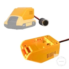 Battery Adapter for Dewalt 20V Max 20V to 12V Step Down Converter with Cigarette