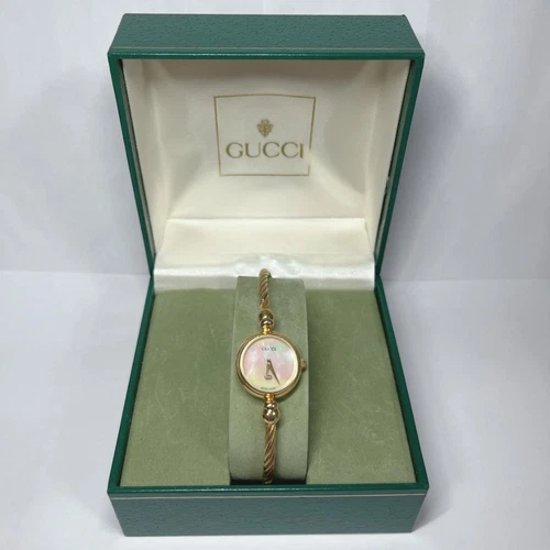 GUCCI 2700L Bracciale Oro Orologio Vintage Donna Quarzo 0 79 Pollici