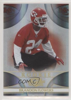 2008 Donruss Threads Gold Century Proof 50/50 Brandon Flowers #160 Rookie RC 2u3