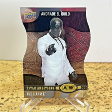 Andrade El Idolo- 2022 Upper Deck Allure AEW wrestling card-Title Ambitions