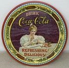 Vintage Coca Cola Tray Tin Serving Coke Advertising Bar Wall Decor | 0187
