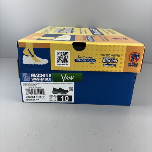Skechers Schuhe Slipper Männer Memory Foam Elegant Komfort Freizeit Größe 10 Herren 204804 - Bild 9 von 12