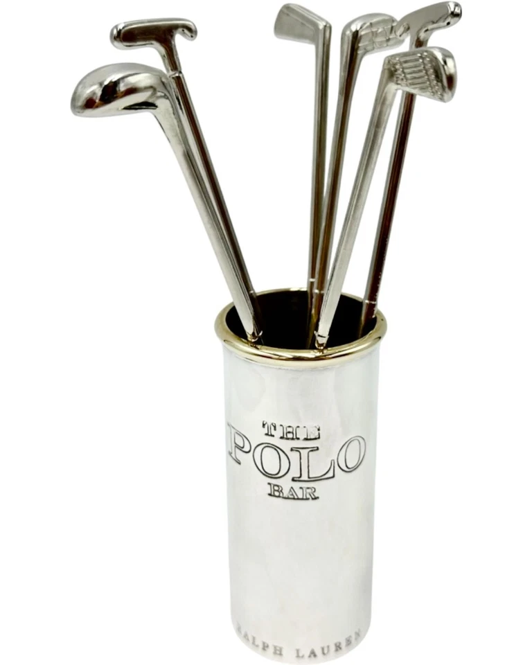 The Polo Bar Ralph Lauren Polo Ecuestre y Golf Cócteles Selecciones con Soporte Foto 4 de 4