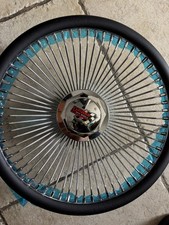 71-76 Chevrolet Caprice Dayton Wire Wheel 64 Curved Spokes Steering Wheel Gold