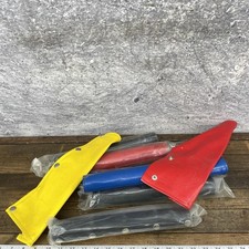 Lotto steli BMX vintage anni 80 vinile snap rosso giallo blu telaio sottile barre ricambi