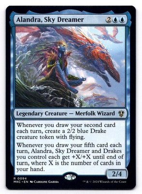 Alandra, Sky Dreamer NM Commander: Murders at Karlov Manor 0094 MTG Regular