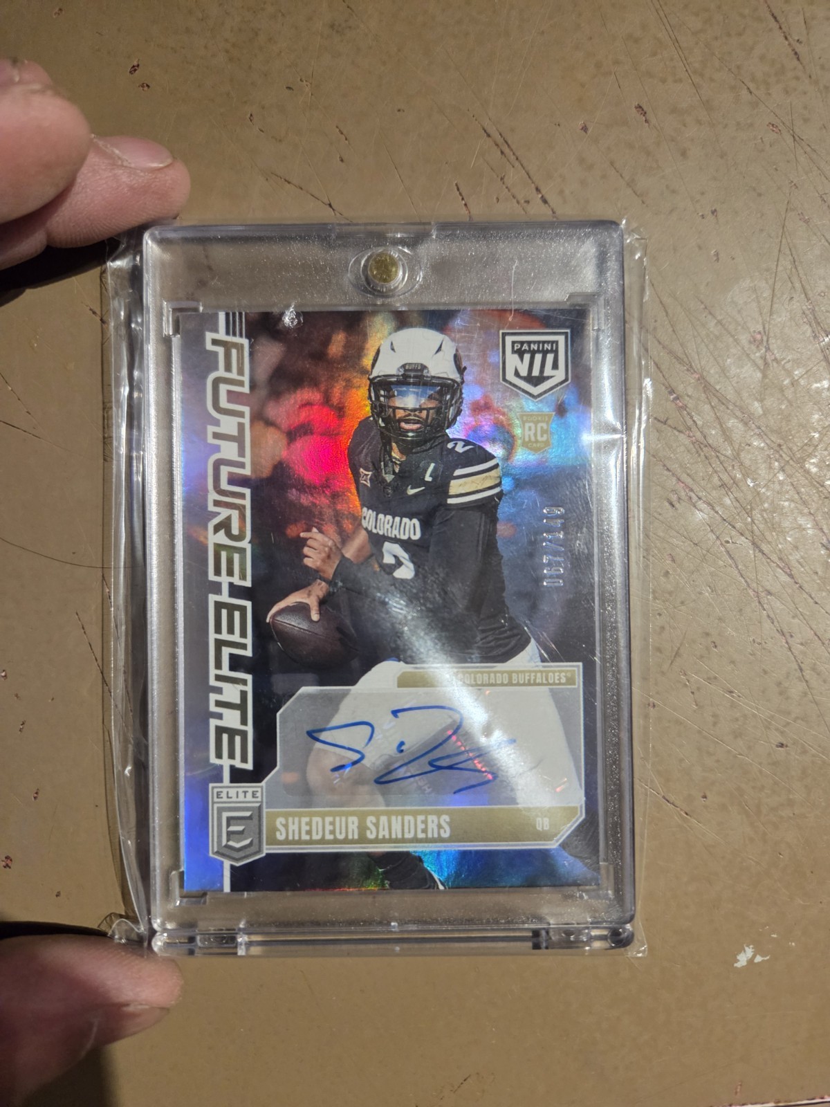 2025 DONRUSS ELITE SHEDEUR SANDERS ROOKIE FUTURE ELITE NIL AUTO /149