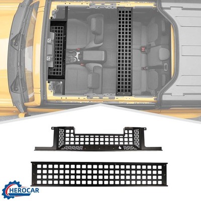  Overhead Molle Panel Storage Rack Plate Kit For Ford Bronco 2021 2022 23 24 25 