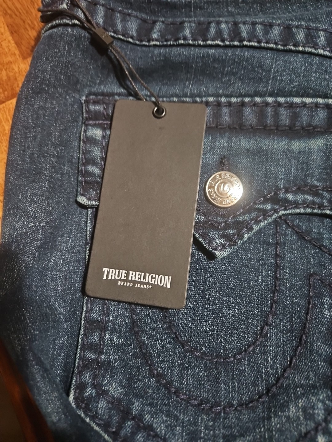 True Religion Geno Big T Jeans Men's 31x32 Relaxed Slim Fit New