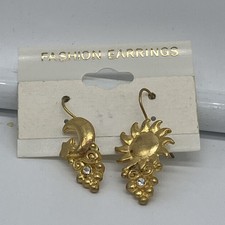 Fashion Earrings Sun and Moon - NEW - FREE SHIPPING