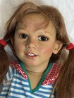 Himstedt Doll “Kasia” W/ Glass Eyes & Human Hair Wig- Cheerful Girl!