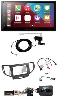 Pioneer USB Bluetooth DAB Lenkrad 2DIN Autoradio für Honda Accord 2008-2015 anth