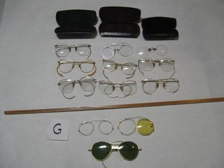 lot of vintage eyeglasses