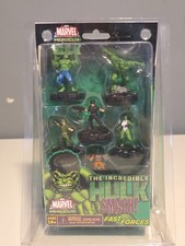 HEROCLIX Marvel L'Incredibile Hulk Fast Forces Set di 6 Figure - Nuovo
